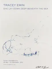 She Lay Down Deep Beneath the Sea by Tracey Emin, print (other), sold Jun 2026