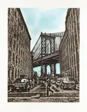 Manhattan Bridge by Nick Walker, pencil, offered Jun 2026