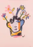 Untitled by John Booth, ink and numbered, sold Jun 2026
