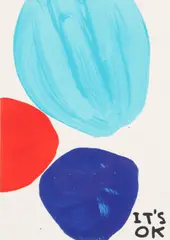 It's OK by David Shrigley, screenprint, sold Jun 2026