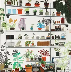 Large Shelf Still Life by Jonas Wood, Wood, offered Jun 2026
