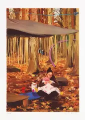 Study for Nurture by Caroline Walker, lithograph, offered Jun 2026