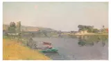 Les Andelys by Jean-Eugène Clary, oil on canvas, sold May 2026