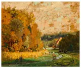 Pastoral scene signed 'Hans Licht' (lower left) oil on boardUnframed: 56.2 x 66.8 cm by Hans Licht, oil on board, offered May 2026