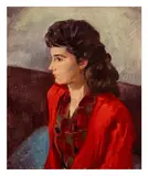 Portrait of Pamela Leighton Pearce by Leopold Seyffert, oil on canvas, sold May 2026