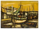 Le port signed ‘Priking’ (lower right) oil on canvasUnframed: 73.2 x 99.8 cm by Franz Priking, oil on canvas, sold May 2026