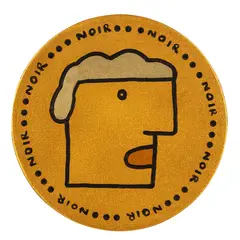 Noircoin by Thierry Noir, acrylic on canvas, sold May 2026