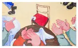 People talk with their hands by Olivia Sterling, acrylic on canvas, sold May 2026