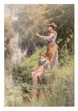 All on a summer's day by Georgina Martha de l' Aubinière, watercolor, sold May 2026