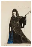 Costume for Vanessa Redgrave in The Trojan Women by Nikos Georgiadis, watercolor, offered May 2026