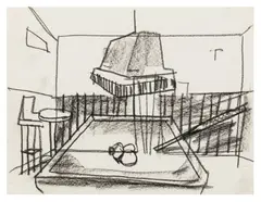 Untitled by Matthias Weischer, drawing, sold May 2026