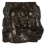 L'Industrie signed 'C Meunier' (lower right) and stamped with the foundry mark Verbeyst Bruxelles (lower left) bronze with dark brown patina31.5 x 33 cm by Constantin Meunier, bronze, sold May 2026