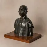 The Accused bronze with dark brown patina 33 cm by Anton van Wouw, bronze, sold May 2026