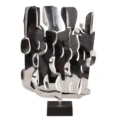 Girevole signed and stamped with numbering 'consagra ACM790' (lower left) steel Executed circa 197541.5 cm by Pietro Consagra, sculpture, sold May 2026