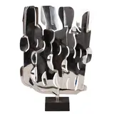 Girevole signed and stamped with numbering 'consagra ACM790' (lower left) steel Executed circa 197541.5 cm by Pietro Consagra, sculpture, sold May 2026