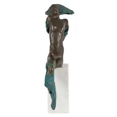 Masken-Sitzen by Jürgen Görg, bronze, offered May 2026