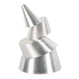 Koan signed, numbered and dated 'Lilliane Lijn 6/9 1972' (to the base) steel21 cm by Lilliane Lijn, sculpture, sold May 2026