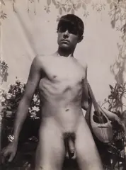 Male Nude by Wilhelm Von Plüschow, print, sold May 2026