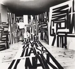 William Klein and His Son Pierre In the Studio by William Klein, print, sold May 2026