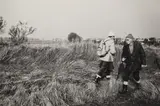 Passing Naturalists, Pagham Harbour, 1974 Vintage silver gelatin print, image size 16 x 24cm, sheet size 16.8 x 25cm by Martin Parr, print, sold May 2026