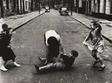 Girls and a Boy by Roger Mayne, print, sold May 2026