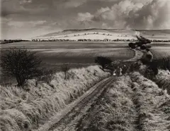 A Group of Four Landscape Studies by Fay Godwin, pencil, sold May 2026