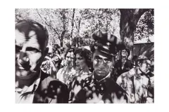 Shadows and Soldiers by William Klein, Silver gelatin print, printed, sold May 2026