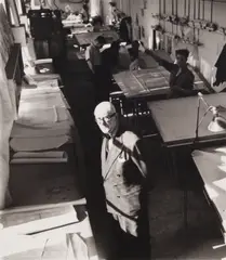 Le Corbusier by Robert Doisneau, Silver gelatin print, printed later, image size, sold May 2026