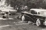 Picnic In A Car Park by Robert Frank, Silver gelatin print, printed, offered May 2026