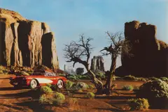 1956 Corvette Stingray by Robert Dowling, print, offered May 2026