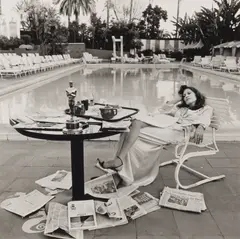 Faye Dunaway by Terry O'Neill, Silver gelatin print from the original negative, printed later, image size, offered May 2026