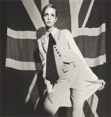 Twiggy by Terence Donovan, Silver gelatin print, printed later from the original negative, image size, sold May 2026