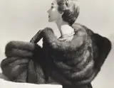 Dovima With Fur by Horst P. Horst, Silver gelatin print, printed later, image size, offered May 2026