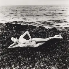 Nude on Seaweed by Helmut Newton, Silver gelatin print, image size, offered May 2026