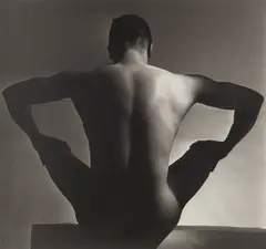 Male Nude by Horst P. Horst, Silver gelatin print, printed later, image/sheet size, sold May 2026