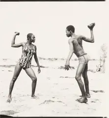 Combat des Amis avec Pierres by Malick Sidibé, ink, sold May 2026