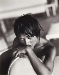 Helena Christensen by Sante D'Orazio, Silver gelatin print, printed later, image size, sold May 2026