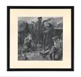The blasts of war 'mid the blasts of winter by Charles Mills Sheldon, Watercolour and gouache, en grisaille, offered Feb 2026