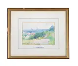 Overlooking paris by Lamorna Birch, 1896, Watercolour over pencil, offered Feb 2026