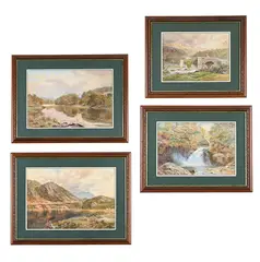 Untitled by George Harrison, Watercolour heightened with white Two signed and dated '1870', offered Feb 2026