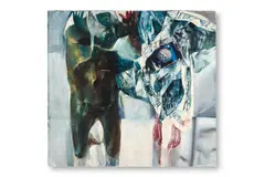 Figura e giornali by Renzo Vespignani, 1963, Oil on canvas, offered Jan 2026