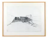 Nyc 40 (my brother's garden) by Hans Op de Beeck, 2002, Graphite on paper, offered Jan 2026
