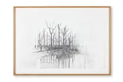 Garden by Hans Op de Beeck, Pencil on paper, offered Jan 2026