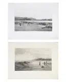 The putting green and the drive by Douglas Adams, 1893, Lithograph, offered Jan 2026