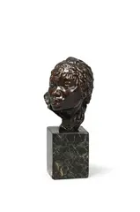 Bronze 'african head', early 20th century by Herbert Ward, BRONZE, offered Dec 2025