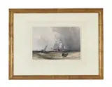 Shipping off the coast by William Callow, Pencil and watercolour, offered Nov 2025