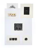 Sunflowers; three posies; butterfly; two roses; charmed snake by Daphne Reynolds, print (other), offered Nov 2025