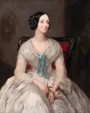 Portrait of mrs simpson as a young woman by Margaret Sarah Carpenter, Oil on canvas, offered Nov 2025