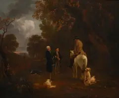 The squire's instructions by Thomas Barker, Oil on canvas, offered Nov 2025