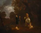 The squire's instructions by Thomas Barker, Oil on canvas, offered Nov 2025